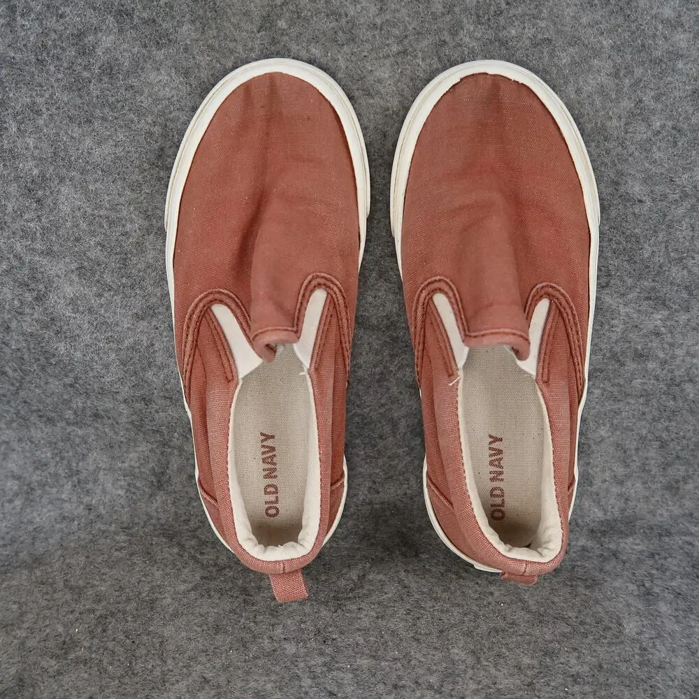 Old Navy Shoes Kids 13 Sneaker Slip On Sedona Casual Canvas Youth Girl Boy Brown